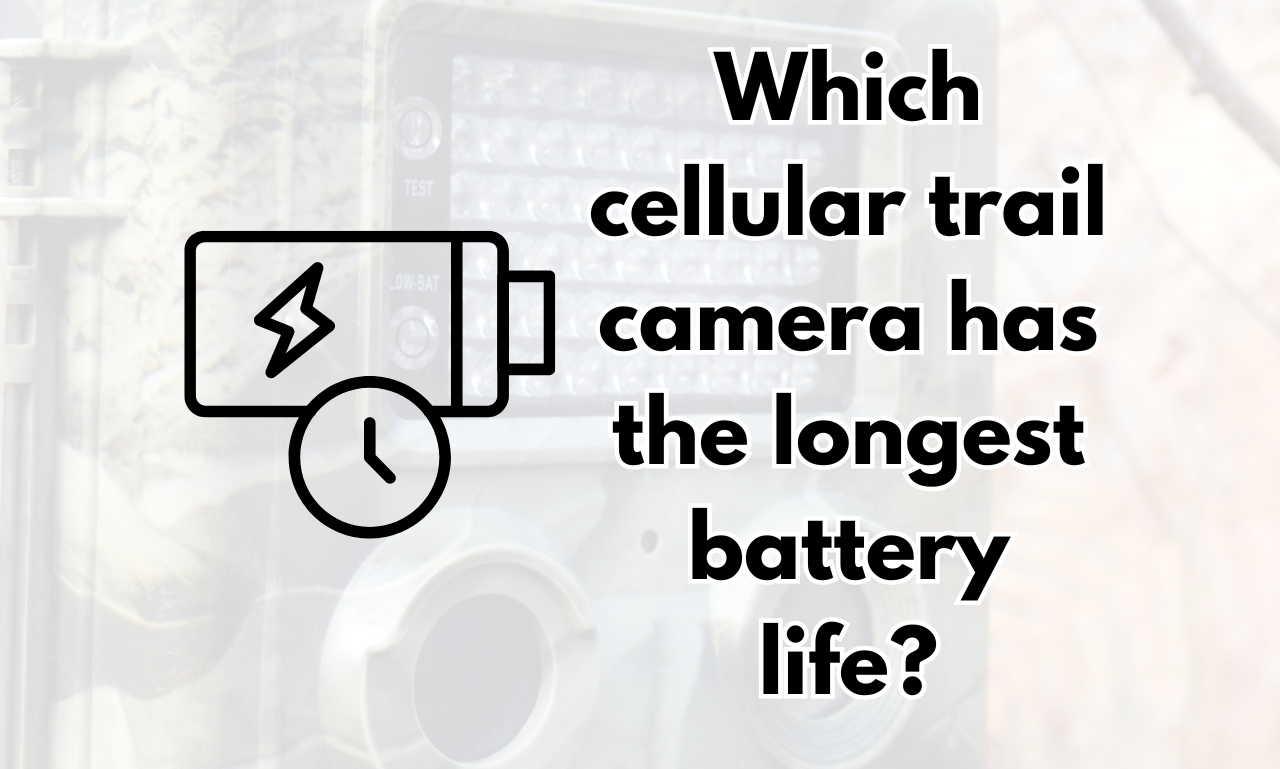 Which cellular trail camera has the longest battery life